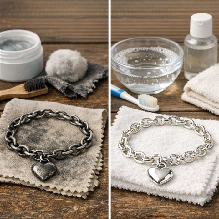 Comment raviver un bracelet en argent terni ? Guide facile