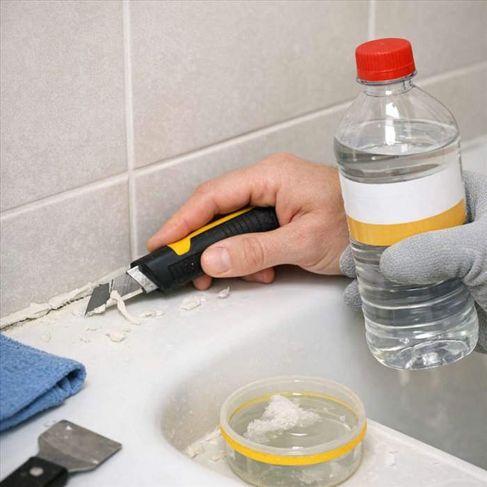 Comment retirer un joint silicone avec du white spirit ? Guide simple