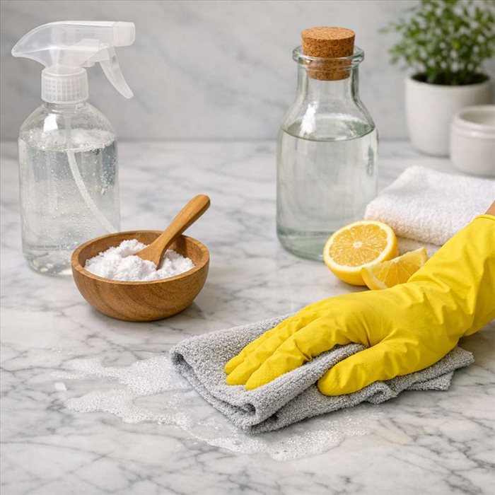 Nettoyer le marbre : méthodes simples pour un résultat durable
