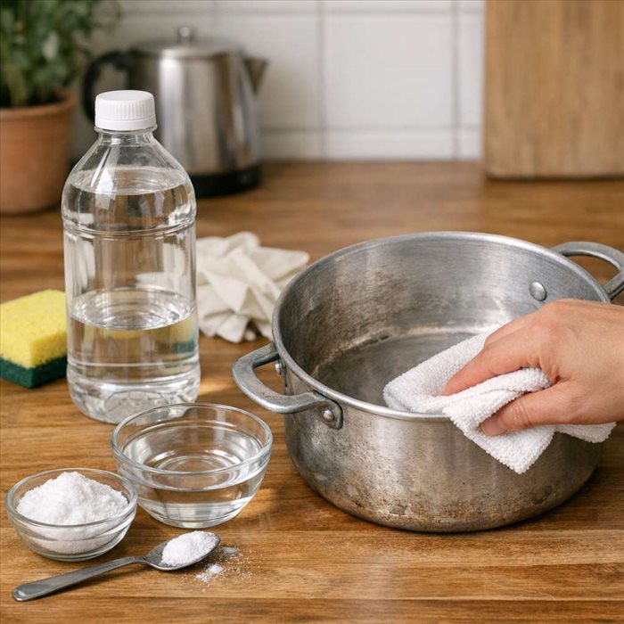 Nettoyer l’aluminium avec du vinaigre blanc sans l’abîmer