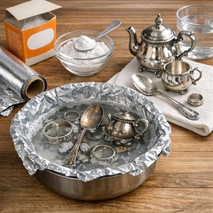 Comment nettoyer l'argent avec de l'aluminium : méthode simple