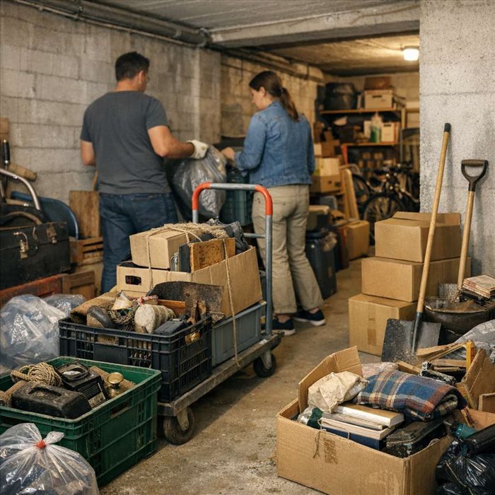 Débarras de cave en copropriété : guide complet et rapide
