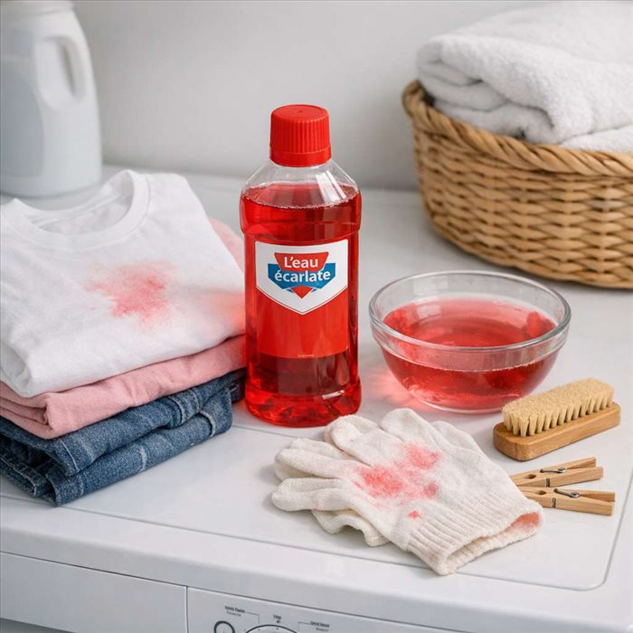 L’eau écarlate abîme-t-elle les vêtements ? Guide pratique