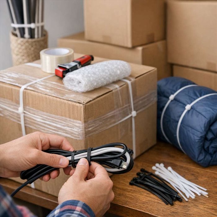 Colliers de serrage pour déménagement : usages et conseils