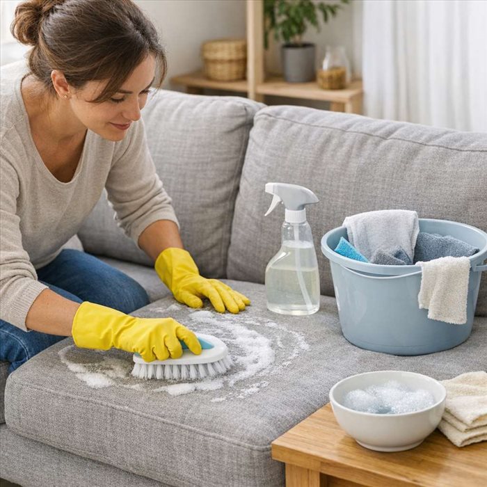 Comment raviver un canapé en tissu sans l’abîmer ?