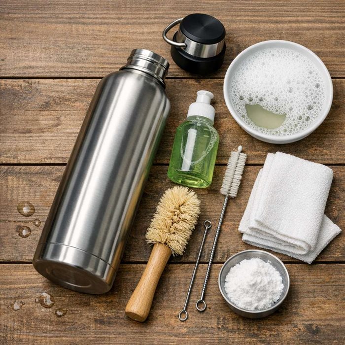 Entretenir une gourde en inox : conseils simples et efficaces