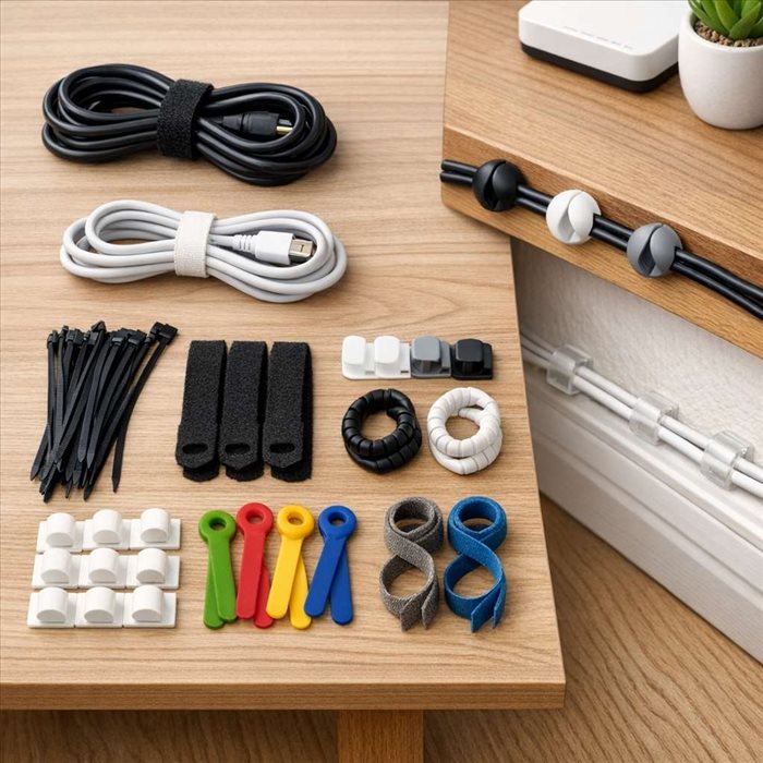 Quelles attaches choisir pour organiser les câbles de la maison ?